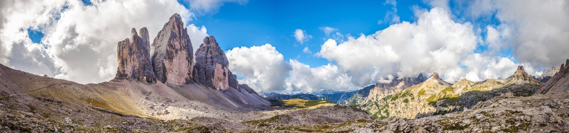 Panorama of the Tre Cime di Lavaredo